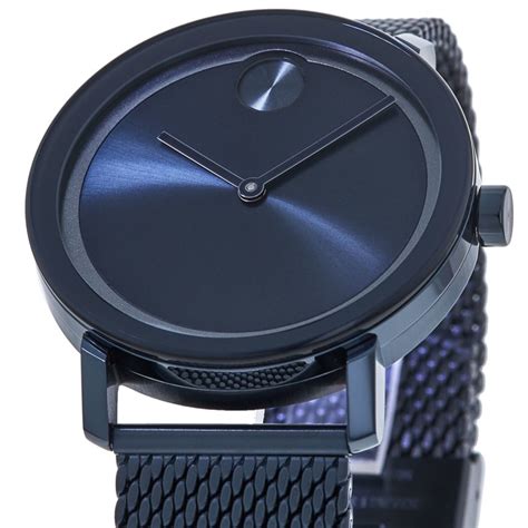 blue movado watch|blue movado watches for men.